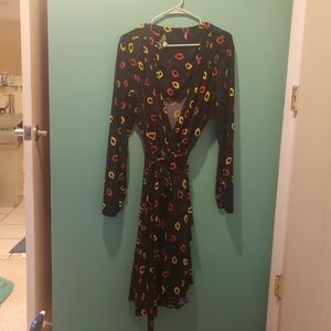 Vicky Tiel wrap dress
